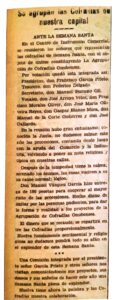 1935 - Creación Agrupación Cofradías