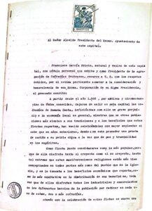 1935 - Subención a la Agrupación Cofradías