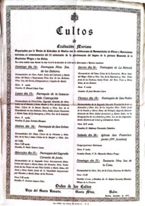 1975 - Cultos Unión de Cofradías